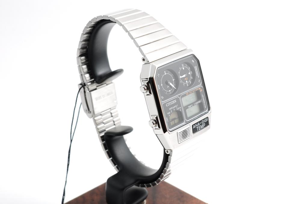CITIZEN ANA-DIGI TEMP JG2101-78E Analog Digital Vintage Watch NEW
