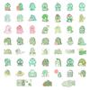 50PCS Cute Cartoon Dinosaur Waterproof Stickers for Car, Phone, Water Cup, and Journal Decoration