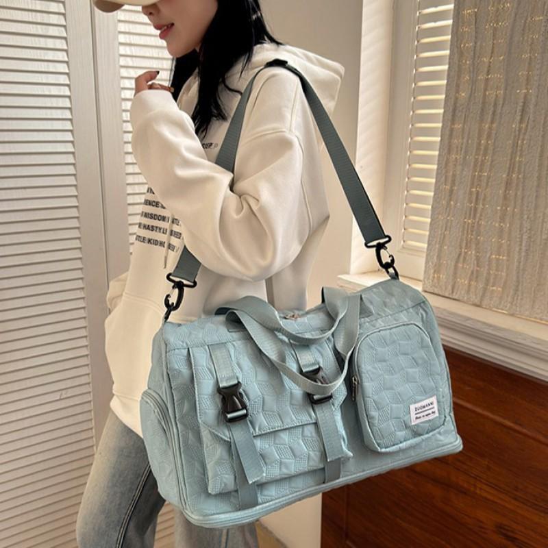 Travel Bag Large-capacity Lightweight Fitness Dry Wet Separation Storage With Shoes Warehouse Waiting Delivery Shoulder