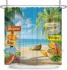 Red Cherry Shower Curtain Watercolor Aesthetic Shower Curtains For Bathroom Fruits Bath Bathroom Curtain Decor Spring Shower