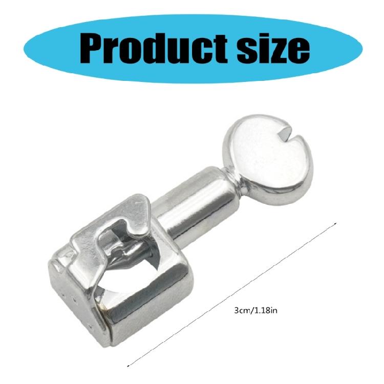 6 Stück Nähmaschine Metallnadelklemmen mit Schraube für Haushaltsnähmaschine Zubehör