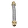 G3/4 Male Thread Air Conditioner Connecting Pipe Stainless Steel Corrugated Hose for Fan Coil Water