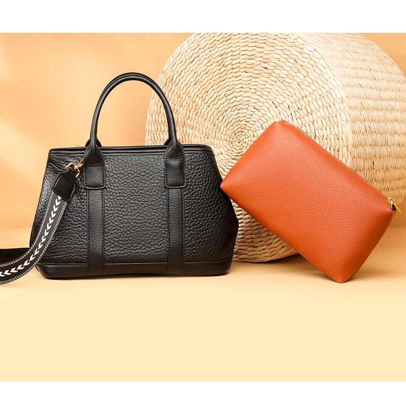 

Женская сумка-тоут из натуральной кожи, высокое качество, дизайнерская, большая вместимость, модная сумка через плечо