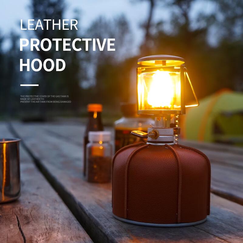 Retro Camping Gas Canister Leather Cover