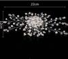 Pearl Rhinestones Wedding Hair Comb for Women Crystal Hair Jewelry Bride Headdress Hair Accessories