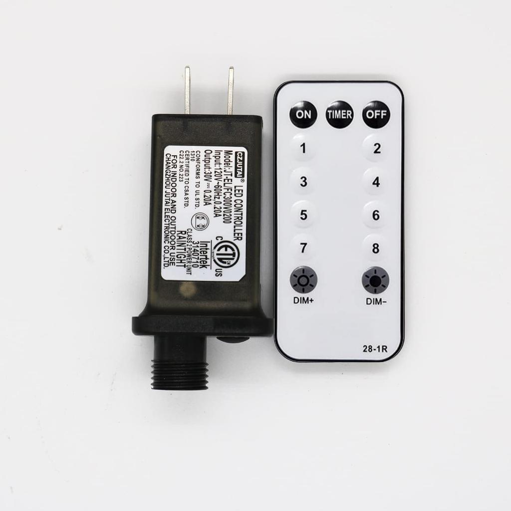 8 Mode Light LED Transformer 12V LED Controller Class 2 Power Supply, Low Voltage Transformer US Plug Adapter Replacement for String Light, not Fit