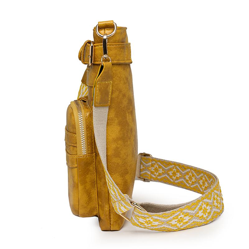 Diseñador de Moda Bolso de Hombro Femenino Pequeño de Cuero PU Bolso Cruzado Femenino Señoras Tendencia Clásico Bolso de Mano con Asa Bolsos Bandolera para Mujer