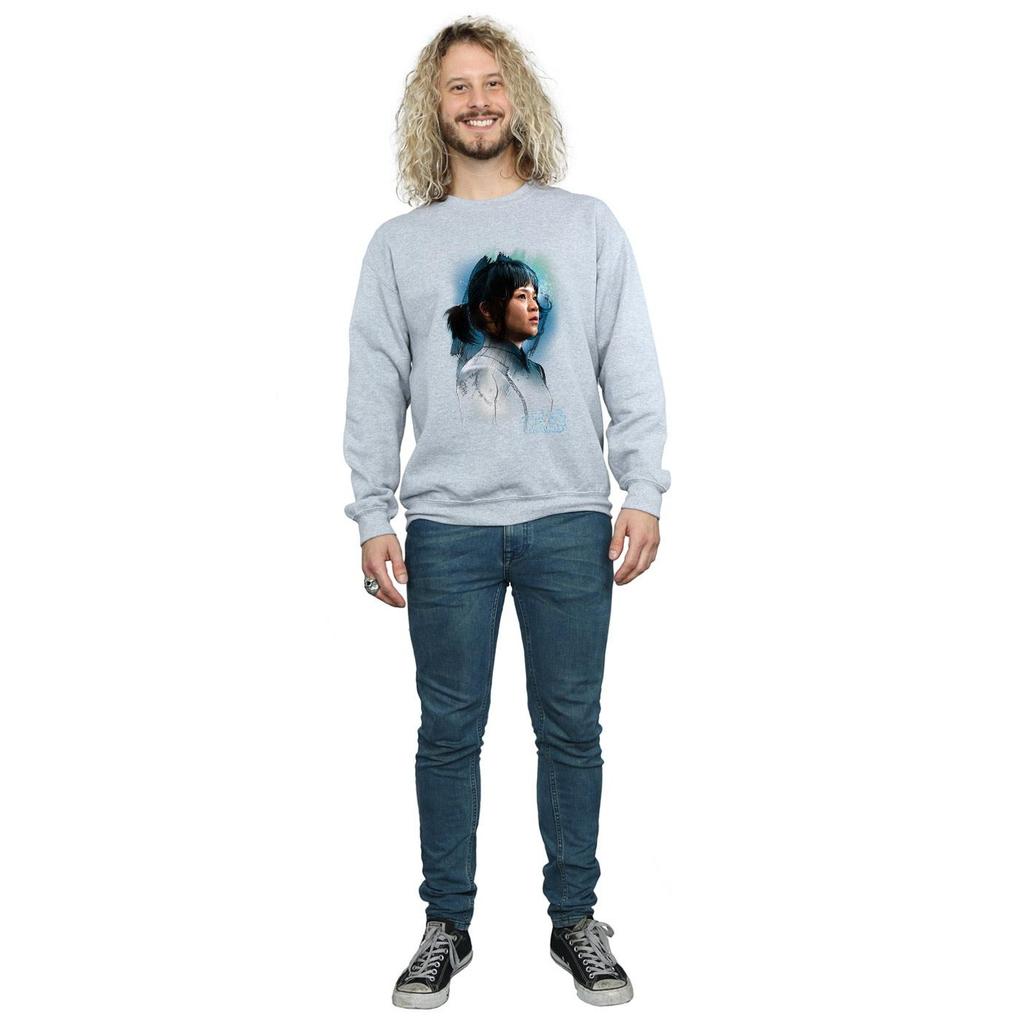 Star Wars Mens The Last Jedi Rose Tico Brushed Sweatshirt