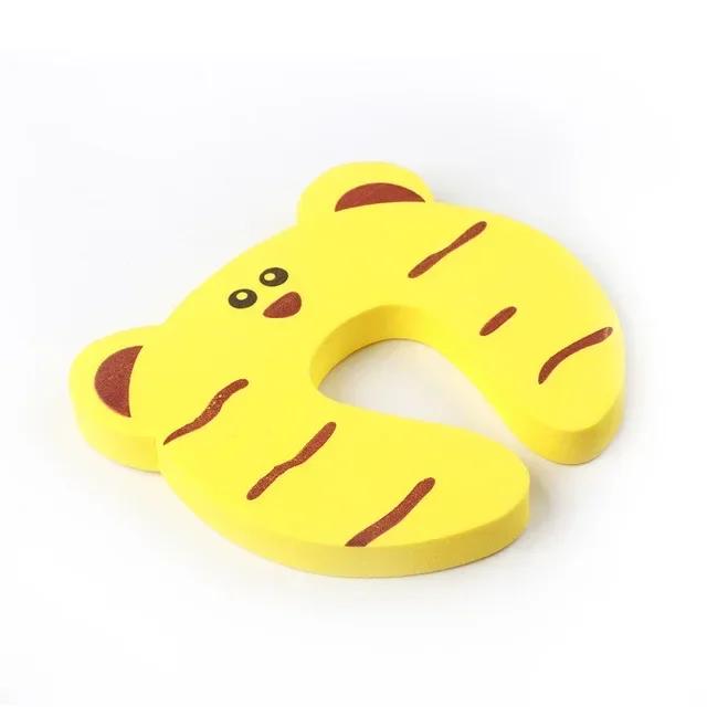 Lot Protection Baby Safety EVA C Shape Door Stopper Cute Animal Security Baby Card Lock Newborn Care Child Finger Protector