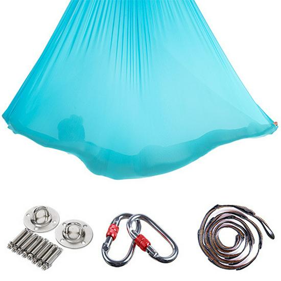 Shiyi Aerial Yoga Hammock with Micro-Elastic Straps for Home and Studio Use