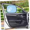 Vaguelly 2pcs Kids Car Sun Shade Cartoon Design Sun Shade Cut