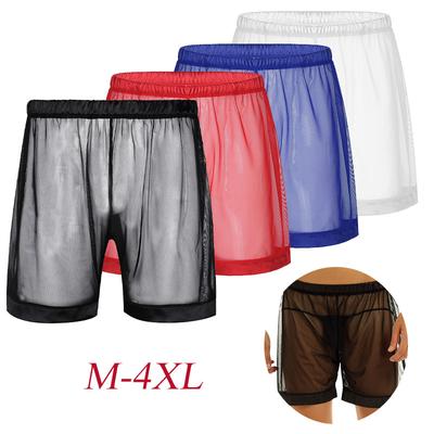 Pánské šortky Mesh Loose Cool Beach šortky Quick Dry Prodyšné plavecké šortky