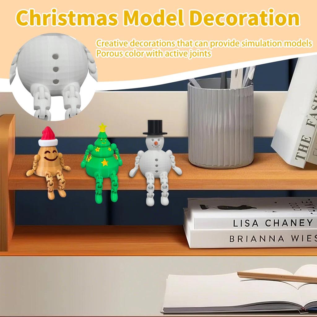 Movable Christmas Gift 3D Printing Of Movable Joints For Christmas