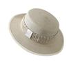 Wide Brim Flat Top Straw Hat Women's Casual Face Small Sun Hat Men's Summer Seaside Beach Sunshade Hat