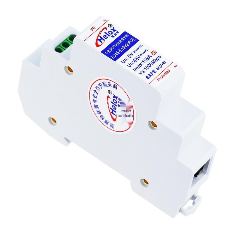 Henglixin Gigabit PoE Lightning & Surge Protector RJ45-E1000/POE.