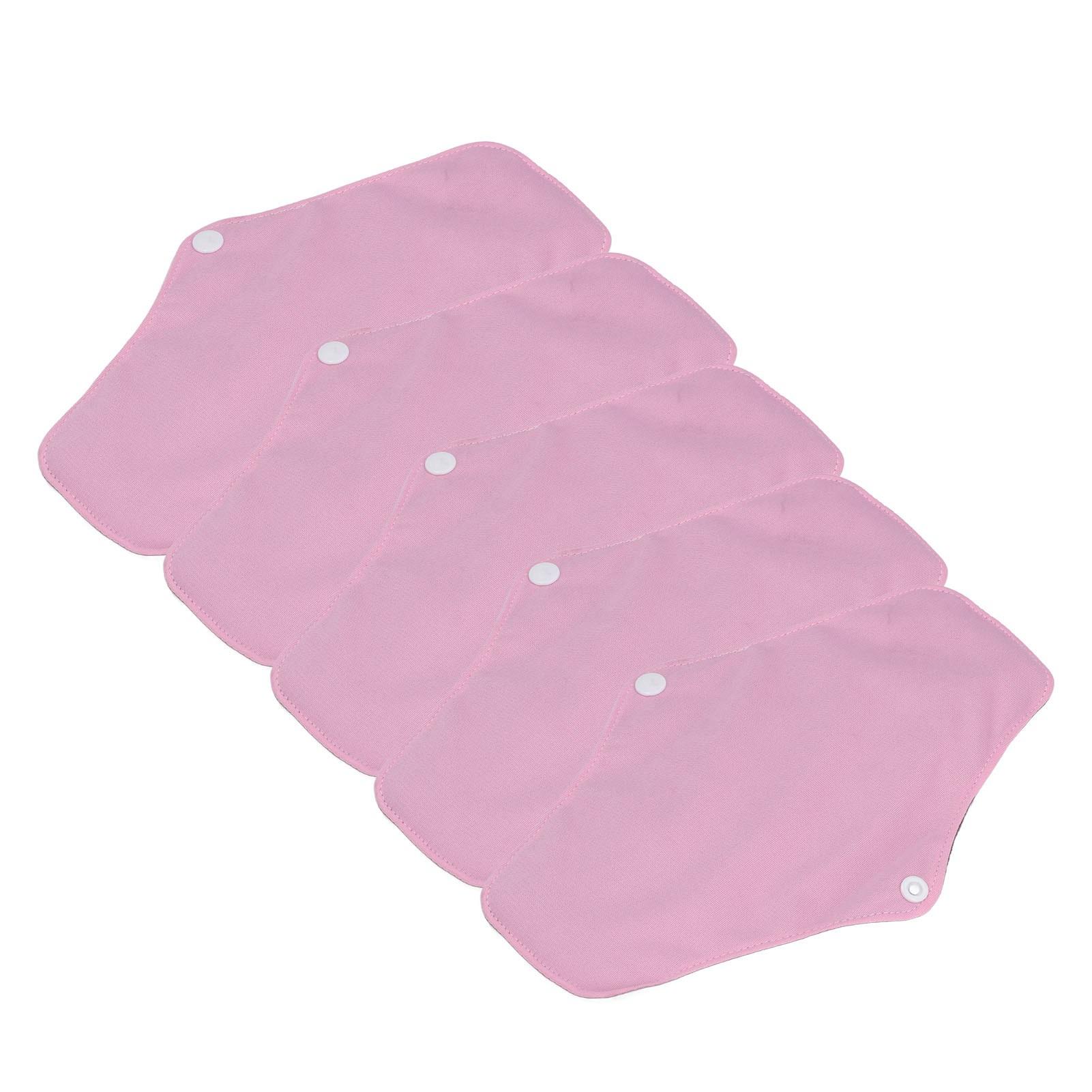 

5 шт. тканевых менструальных прокладок, дышащие, с сильной впитываемостью, многоразовые гигиенические прокладки, ежедневные прокладки