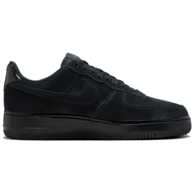 Nike Air Force 1 Low '07 Triple Black Suede Women's Sneakers HM9659-001