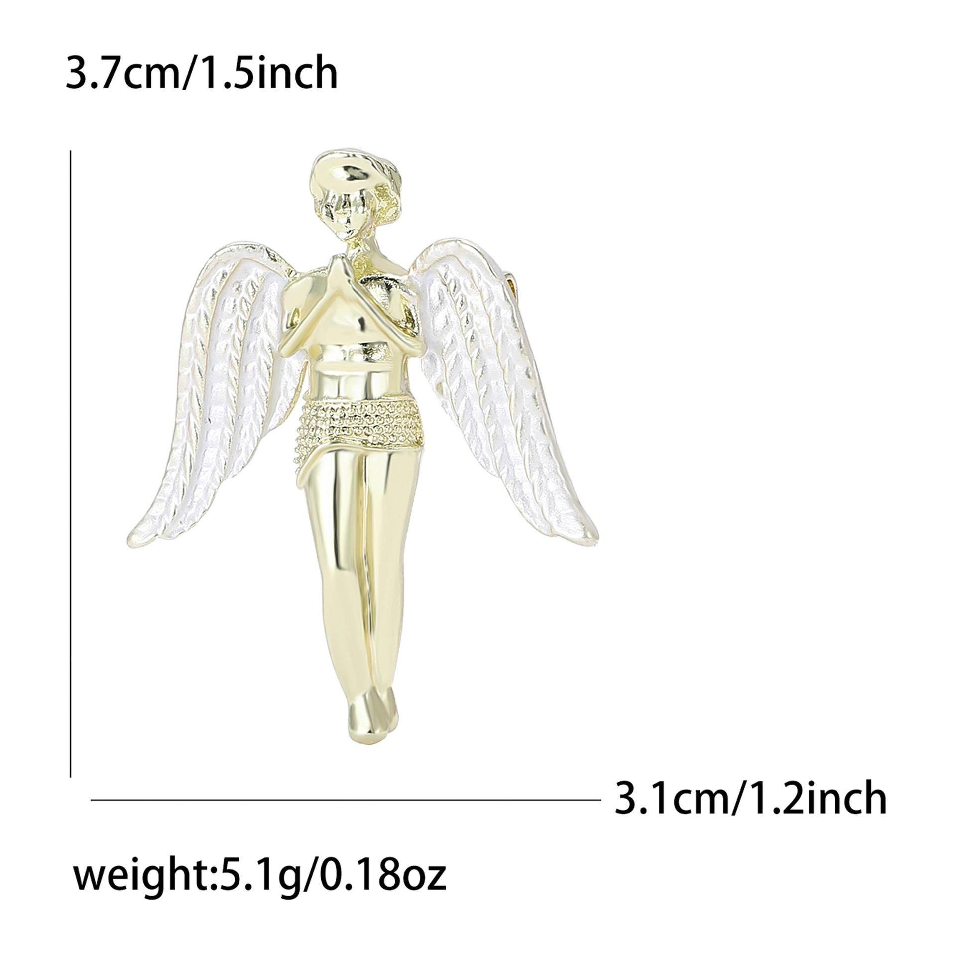 

Простая мода сплав эмаль ангел брошь личность темперамент мужское и женское пальто кардиган корсаж ювелирные изделия булавка