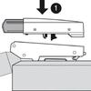 Nábytek Nastavitelný Rovné Rameno Šatní Skříň Skříň Plně Překrývající Závěs Automaticky Závěs tlumič nárazů Tlumičový závěs