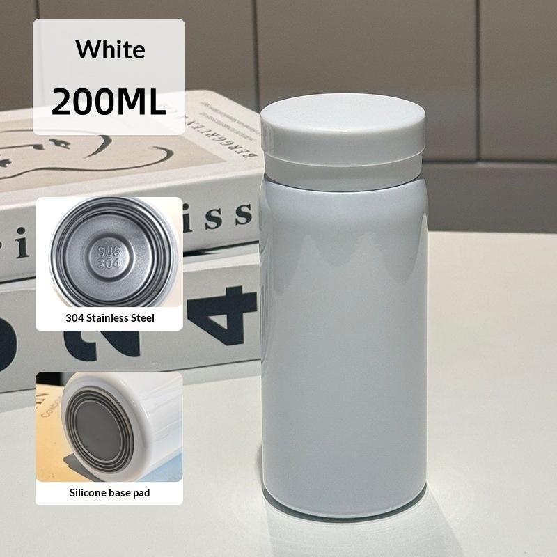 200Ml Mini Thermos Bottle Coffee Mug Stainless Steel Insulated Cup Portable Thermos Cup Travel Water Bottle Tea Cup