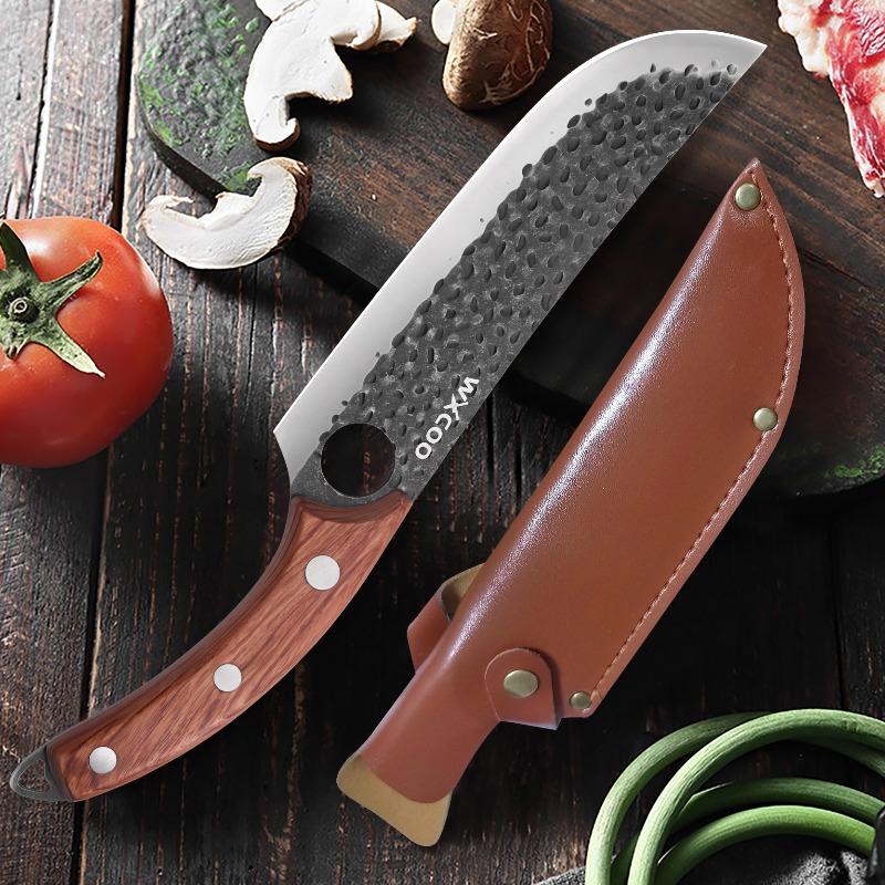 Cuchillo de Carnicero de Acero Inoxidable Cuchillo de Cocina Utilitario Cuchillos Únicos Artículos Domésticos de Cocina de Alta Calidad Cuchillo de Chef Multiusos Cuchillo para Pescado