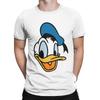 T-shirt Grappige Donald Duck Cartoon Print Unisex Korte Mouwen Katoenen T-shirt Zomer Unisex in Hetzelfde Paragraaf Top