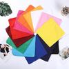Solid Color Handkerchief for Ladies Square Hankies Lacy Large Bandana