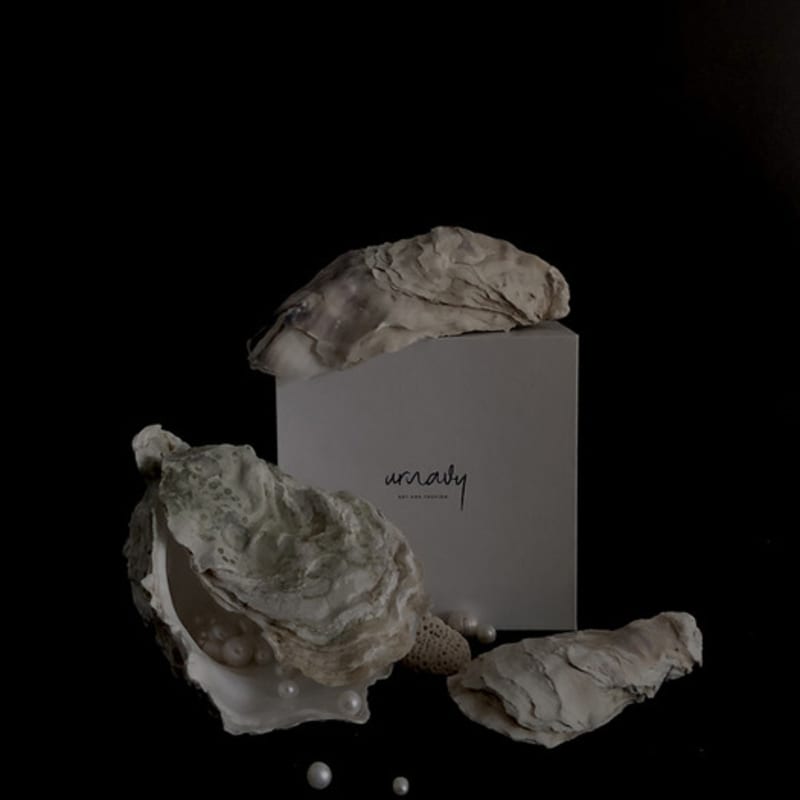 URNAVY Pearl Chain Necklace