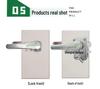 RV Double-Opening Bathroom Lock with Deadbolt for Travel Trailers - FC304-1