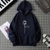Winter Women's Hoodie High Street Unisex style Double Pockets Sweatshirts Outerwear Plus-Size Women's Clothing