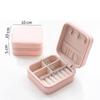 Jewelry Box Jewelries Storage Case PU Leather Organizer for Necklace Earring Rings Bracelet Ear