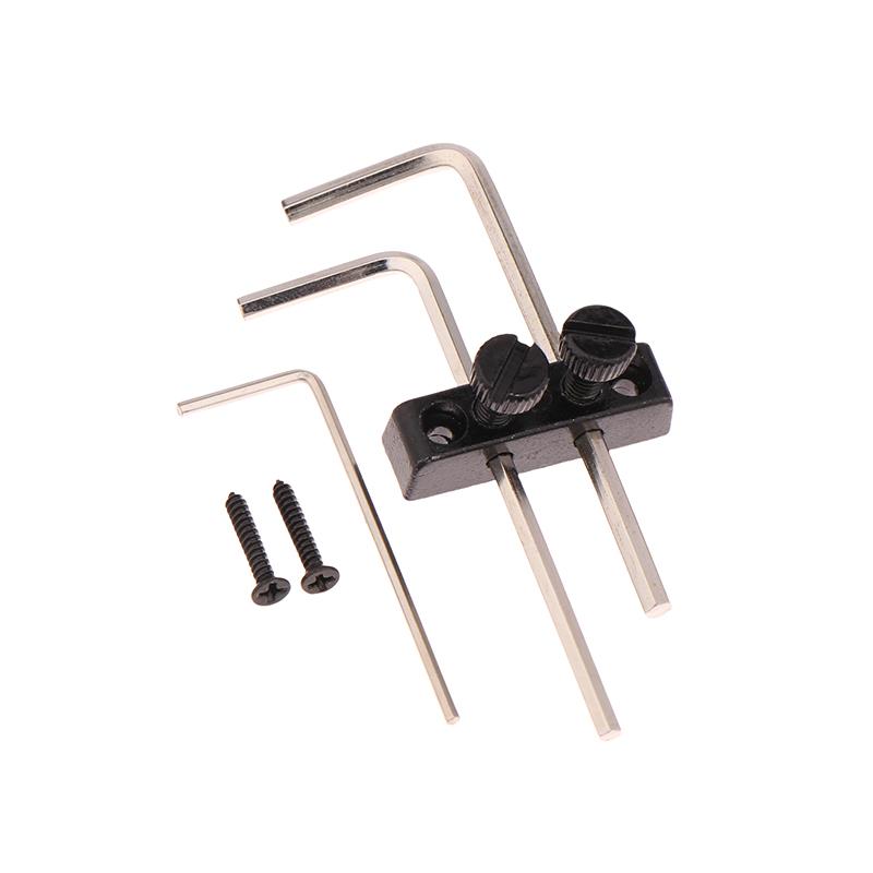 1Set Guitar Headstock Mounted Allen Key Headstock Wrench Holder Tools For Tremolo Guitar Bass With Mounting Screws