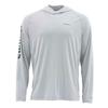 SIMMS Fishing Suit UPF50 Long Sleeve Hoodie Quick Drying Breathable Sunscreen Clothing Luya Outdoor T-Shirt New