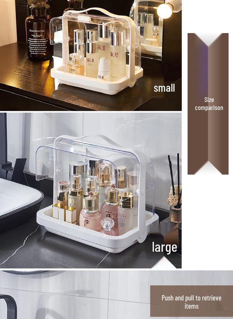 Transparent Dustproof Storage Box with Lid for Bread and Milk Bottles