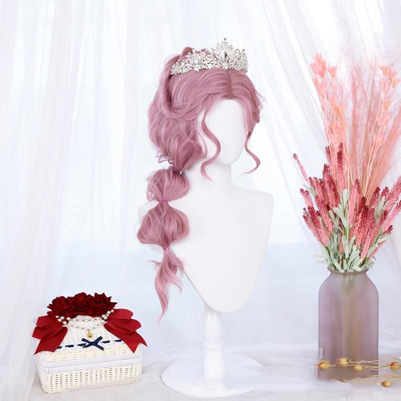 Bybrana Women's Fashion Wigs Are Suitable For Daily Wear Mid-Point Curly Hair Long Hair Chemical Fiber Hair