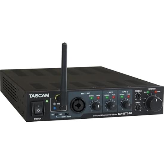 

TASCAM MA-BT240 Мікшерний підсилювач з мікрофонним входом Bluetooth, сумісний із високим і низьким опором