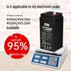 Maintenance-Free 4V4AH Lithium Lead-Acid Battery for Electronic Platform Weighing Scales