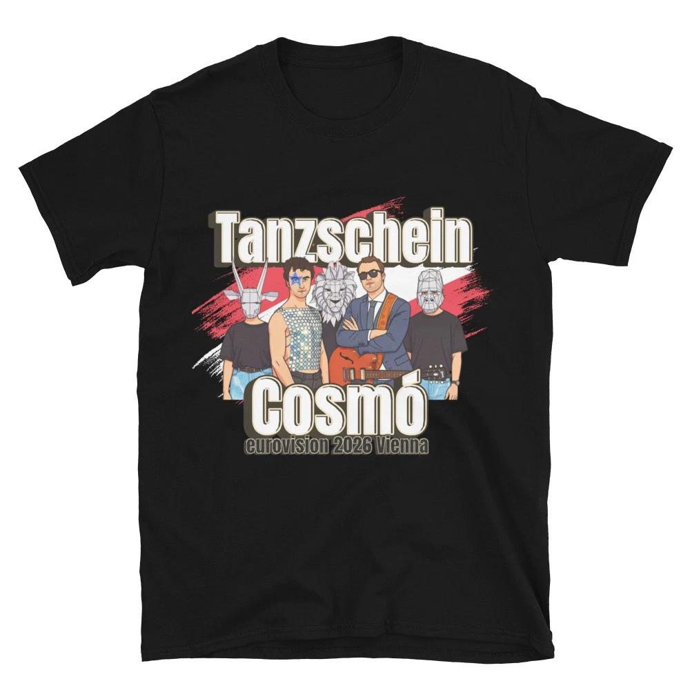 Eurovision 2026 Cosmo Tanzschein Unisex T-shirt Vienna 2026 S