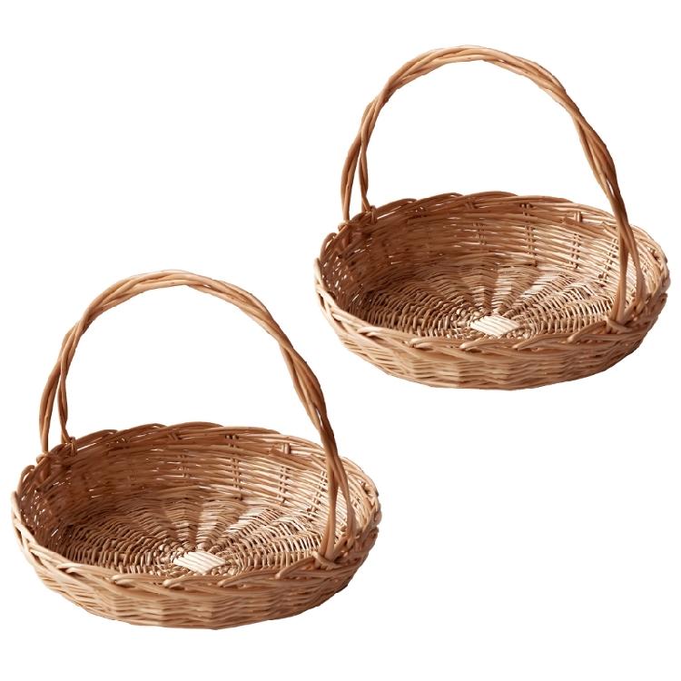 Traditional Handwoven Reed Basket Portable And Stylish Outdoor Picnics Container For Park Outings And Social Gatherings