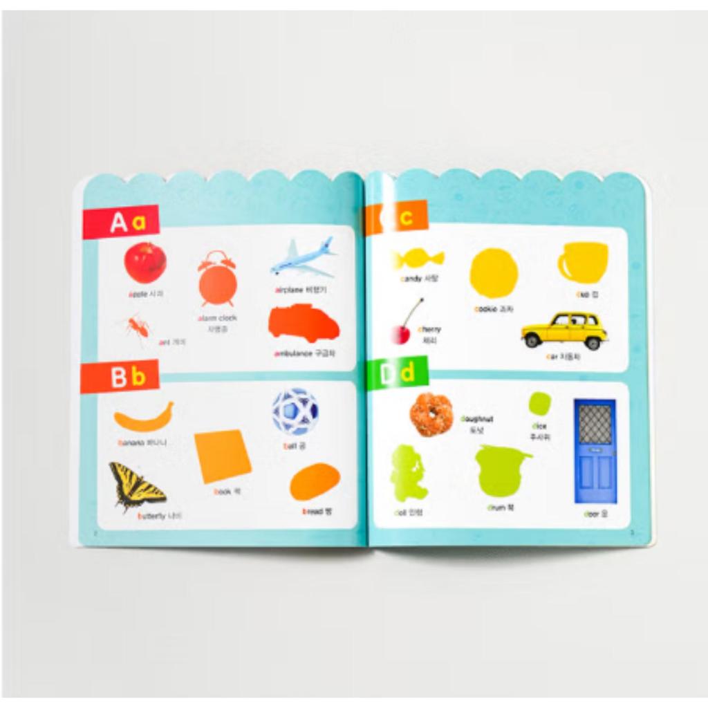 Pororo | İlk İngilizce Etiketli Oyun Kitabım | Okul Öncesi Dil Öğrenimi | Etkileşimli Eğitim | Kore'de Üretilmiştir