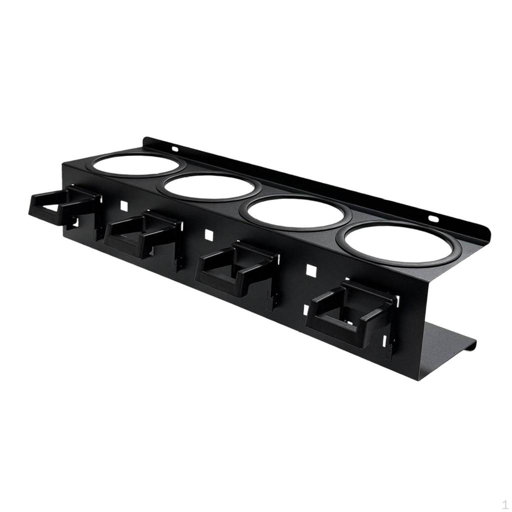 Spray Bottle Holder Car Wash Tool Organizer Bracket Cleaning Supply Hanger with Hooks for Garage