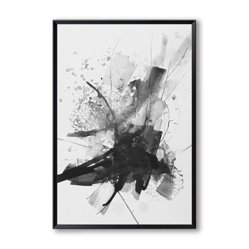 Abstrakcyjna akwarela Splash A4 obraz na płótnie plakat z nadrukiem dekoracja ścienna nowoczesna dekoracja domu Mural