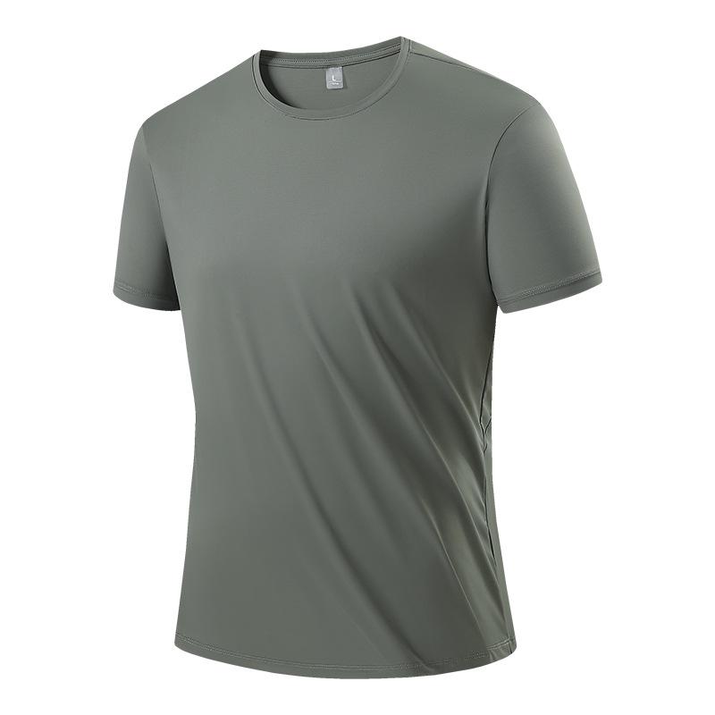Men's and Women's Quick-Dry Short Sleeve Sports T-Shirts - Ice Silk & Nylon