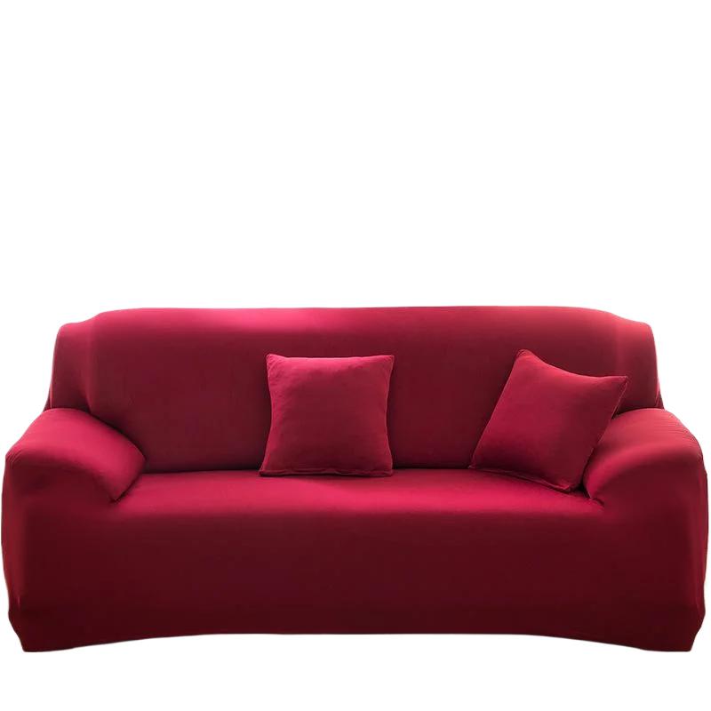 Einfarbige Sofabezüge für Wohnzimmer, elastischer Sofabezug, L-förmiger Eckcouchbezug, Schonbezug, Stuhlschutz, 1/2/3/4-Sitzer