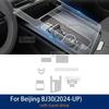 For BEIJING BJ30 2024 2025 Car Interior Navigation Screen Gearbox Panel Automotive TPU Protective Film Anti-Scratch Sticker