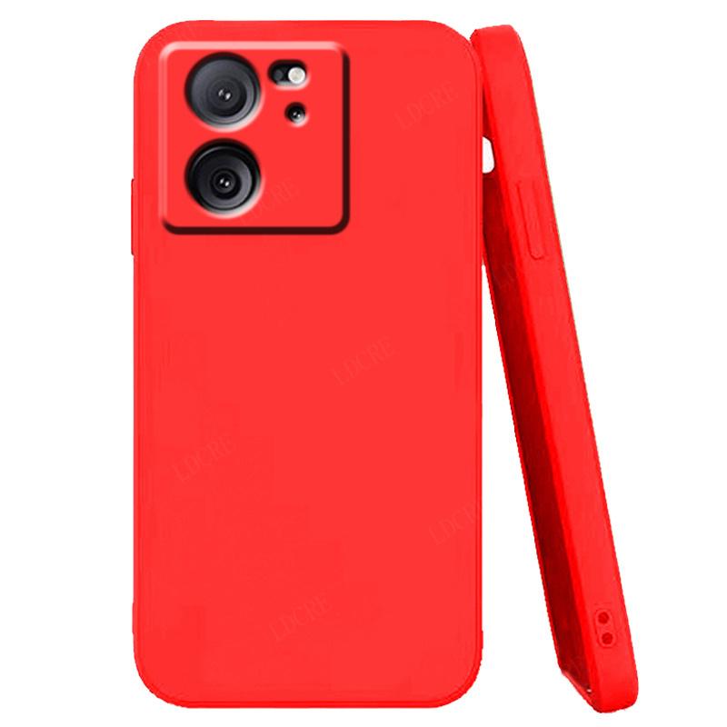 For Cover Xiaomi 13T Pro Case For Mi 13T Pro Capas Liquid Silicone Bumper Shockproof Soft TPU Case For Mi 13 T 13T Pro Fundas