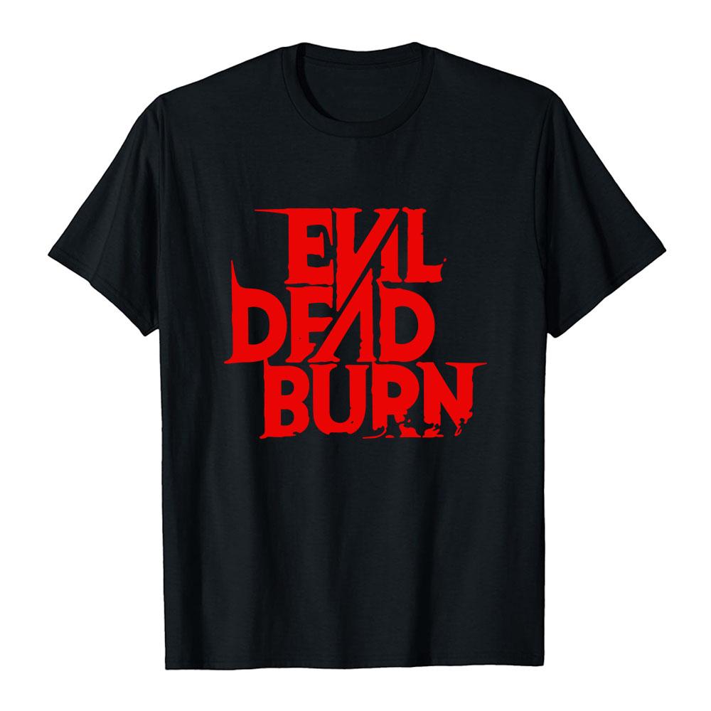 Camiseta Evil Dead Burn para Hombre Mujer Ropa Cuello Redondo Algodón Manga Corta Unisex Camisetas Estampado Gráfico Merch Ropa Casual Suave