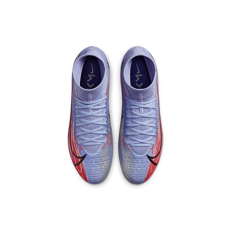 Nike Mercurial Superfly 8 Fg Kylian Mbappe Vlammen Paarse Zool DJ3977-506