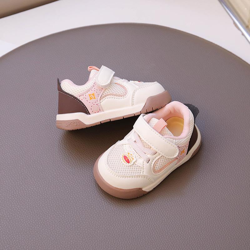 Baby Girl Shoes Spring and Autumn New Baby Toddler Shoes Soft Sole 0 1-3 Years Old Boys Non-slip Children Breathable Board Shoes