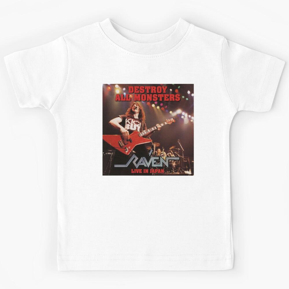 Raven - Destroy All Monsters - Live in Japan album 1996 Kids T-Shirt 160